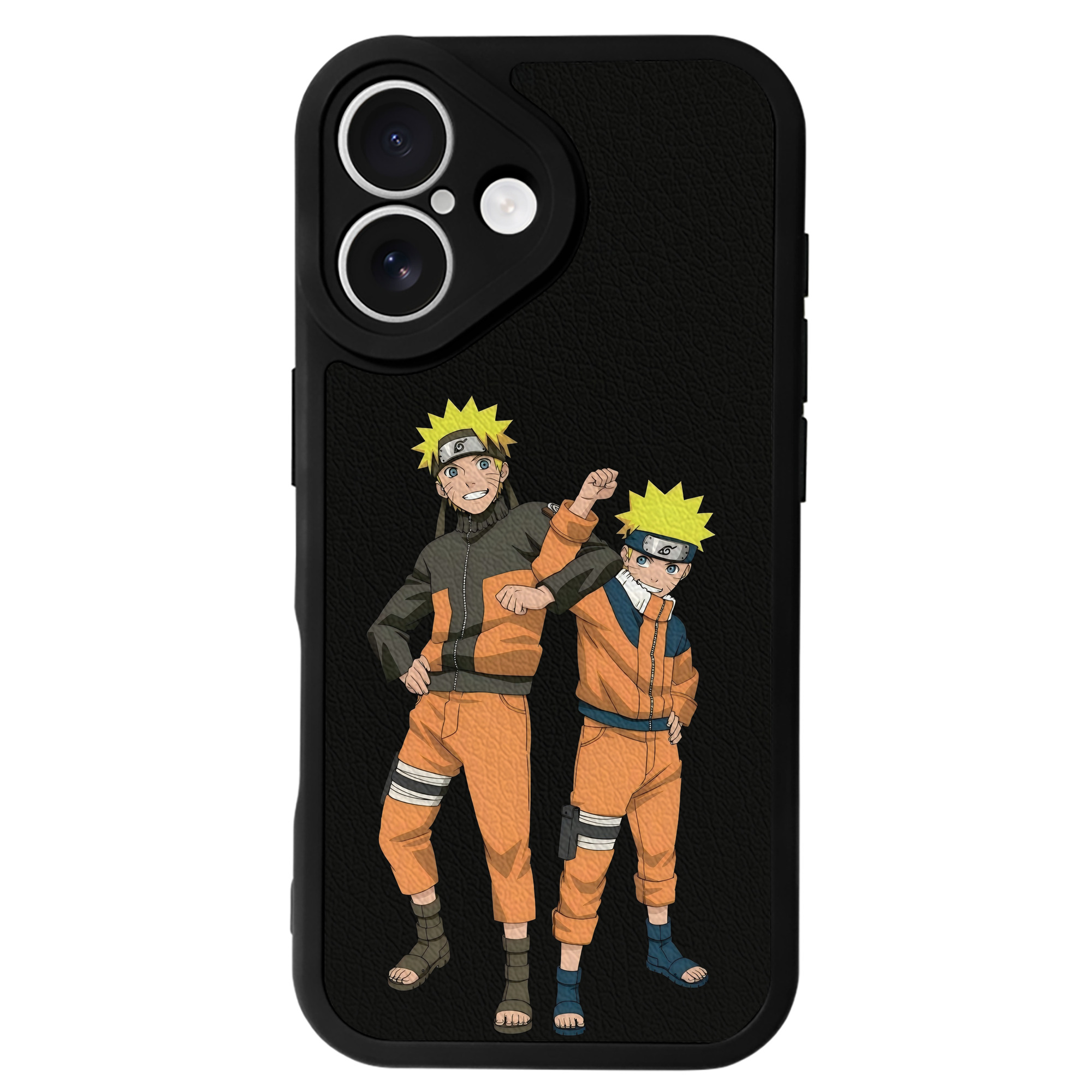 （画像用） NARUTO -ナルト- うずまき ナルト Uzumaki Naruto 【iPhone 16シリーズ対応】シリコンスマホケース（レザー調） 材質：シリコン